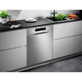 AEG FUS7570APM Einbau-Geschirrspüler (unterbaufähig, 597 mm breit, Edelstahl)