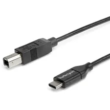 Startech USB-C auf USB-B 2 m Schwarz