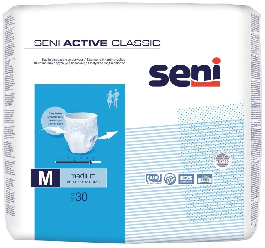SENI Active Classic Inkontinenzslip Einm.medium