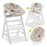 hauck Alpha Plus White Newborn Set Pooh - 4-tlg. (Hochstuhl)