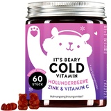 Bears with Benefits It's Beary Cold Holunderbeere, Zink & Vitamin C, 60 Stück