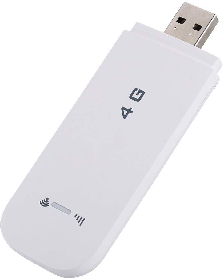 ASHATA LTE Surfstick USB Surfstick,Tragbar High Speed USB Dongle 4G Modem Pocket WiFi Router,4G LTE Netzwerk Adapter USB Stick FDD B1/B3 Band Mobile Hotspot mit SD-/TF-Kartensteckplatz