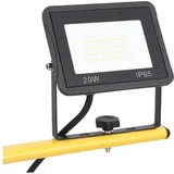 vidaXL LED-Fluter mit Stativ 2x20 W Warmweiß