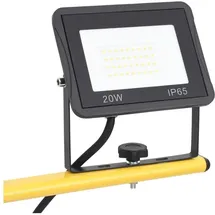 vidaXL LED-Fluter mit Stativ 2x20 W Warmweiß