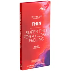 «Thin» Super thin for a closer feeling, dünne Kondome (10 Kondome) 10 St