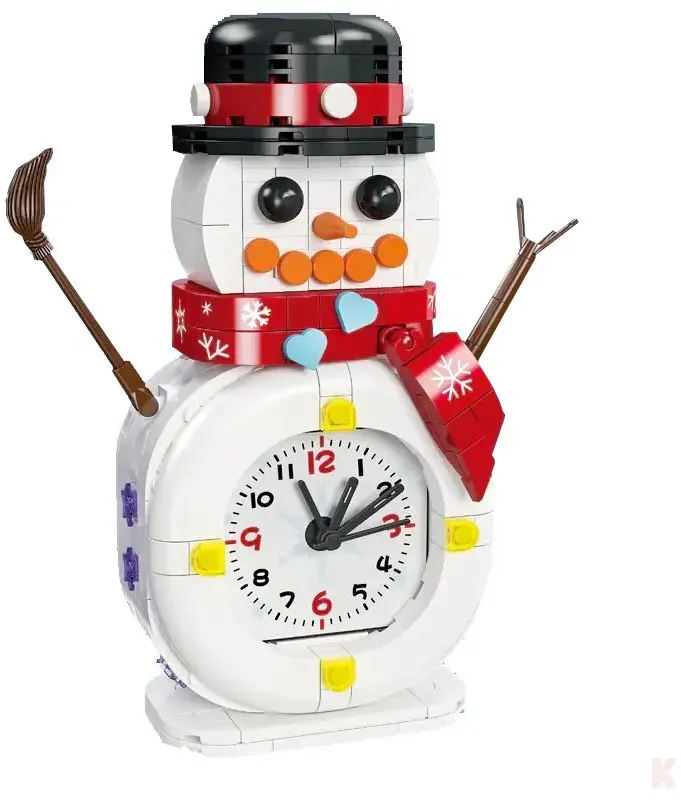 Jie Star JJ9189 Schneemann mit Uhr