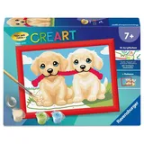 Ravensburger Malen nach Zahlen 1 St. Spielende Hunde