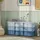 Homcom Spielzeugkiste, Blau Kunststoff, 9 Schubladen, 37x56.5x113 cm Kinder & Jugendzimmer, Kindermöbel Kinderregale