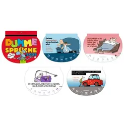 Heye Bildkalender 1302, Dumme Sprüche, 1 Woche / 1 Seite, 28,7x21cm, 2025 9783756409532 Heye