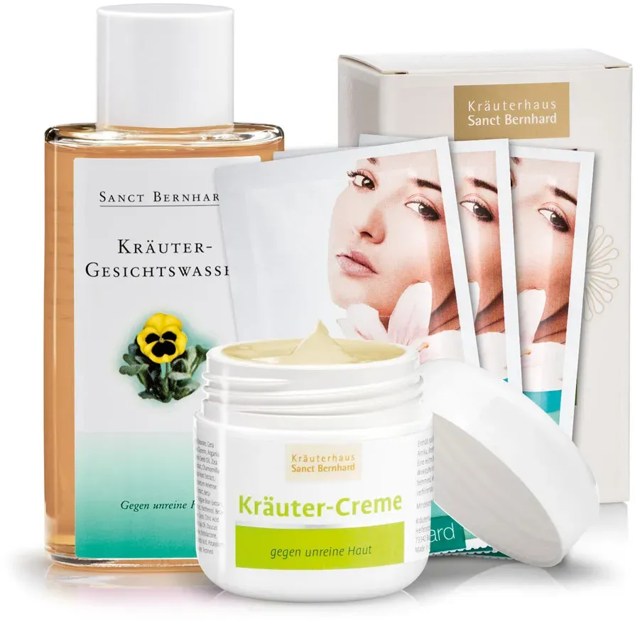 Anti-Akne-Set (Kombipackung gegen unreine Haut) 3er-Set - 3 Stück