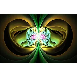 Fototapete PAPERMOON "ABSTRAKT DESIGN-MUSTER STRUKTUR", bunt, B:3,50m L:2,60m, Vlies, Tapeten