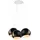 s.luce Ball 3-flg. 3x20 cm Schwarz/Weiß Rund