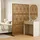 casa.pro Trennwand 180 x 120 cm Braun verzinkter Stahl