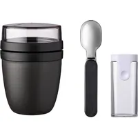 Mepal Lunchpot Ellipse – faltbarer Löffel Nordic Black praktischer