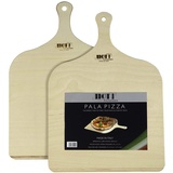 HOT! Kitchenware Pizzaschaufel, Made in Italy, Pizzaschieber aus Birkenholz 29x41,5cm (2er Set)