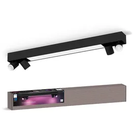 Philips Hue White & Color Ambiance Centris Deckenleuchte schwarz • 4er-Spot