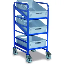 VARIOfit Eurokastenwagen mit 3 Kunststoffkästen