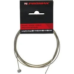 Promax Bremsinnenzug 2000×1.5 mm - Edelstahlzug, präzise Zugführung, hohe Korrosionsbeständigkeit, universell passend für V-Brake und Cantilever