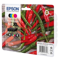 Epson 503XL Original Druckerpatrone Multipack C13T09R64010 Chilischoten-Tinte