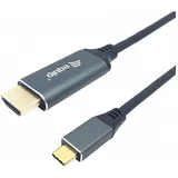 Equip 133417 USB-C auf HDMI Kabel, M/M, 3.0m, 4K/30Hz