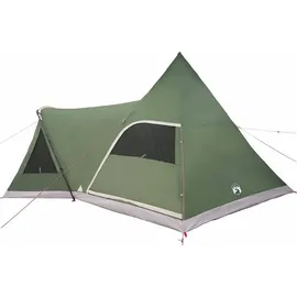 vidaXL Teepee Zelt für 5 Personen Grün