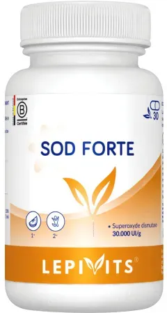 Lepivits SOD Forte Tetrasod Mikroalge Superoxiddismutase Und Oxidativer Stress 30 Kapseln