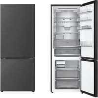 LG GBBW726CEV Kühl-Gefrierkombination (465 l, 2030 mm hoch, Schwarz)