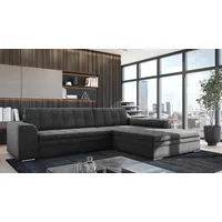 Fun Möbel Ecksofa Sofa SARRA mit Schlaffunktion Stoff Fresh