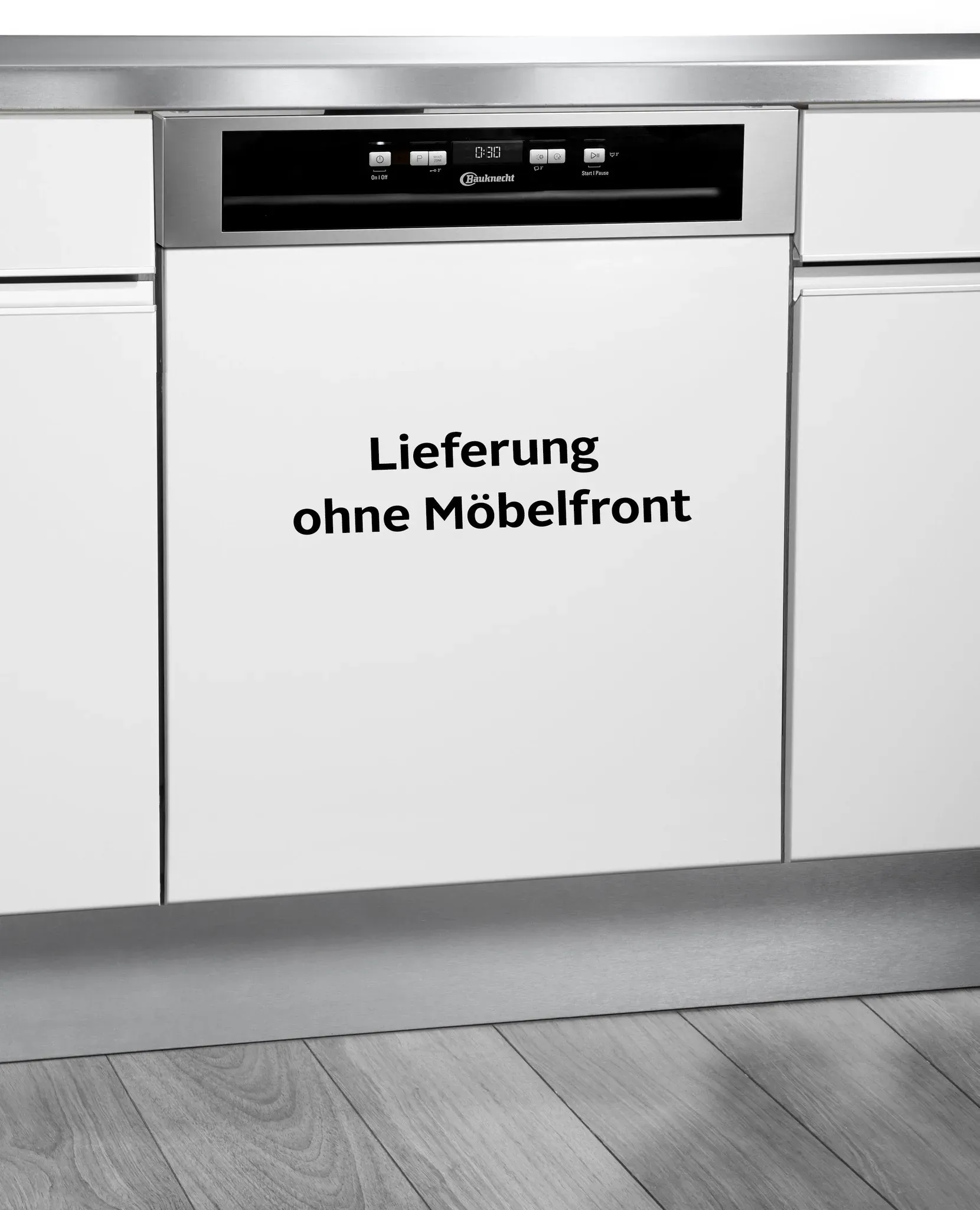 BAUKNECHT teilintegrierbarer Geschirrspüler 
