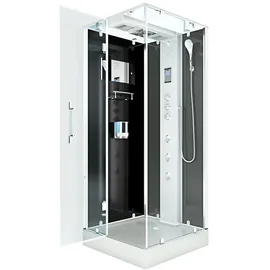 AcquaVapore Dampfdusche Duschtempel Sauna Dusche Duschkabine D38-13L2 90x90 cm ohne 2k Scheiben Versiegelung