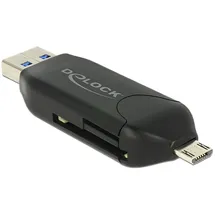 DeLock Micro USB OTG Card Reader + USB 3.0 A Stecker
