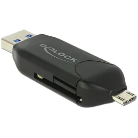 DeLock Micro USB OTG Card Reader + USB 3.0 A Stecker