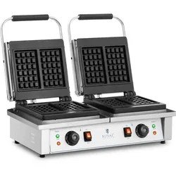 Royal Catering Doppel-Waffeleisen - belgische Waffeln -  - 2 x 2,000 W