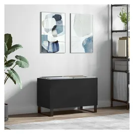 vidaXL Plattenschrank 74,5 x 38 x 48 cm Schwarz