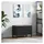 vidaXL Plattenschrank 74,5 x 38 x 48 cm Schwarz