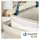 VOUNOT Vounot® Wäschekorb 3 Fächer 170L, Wäschesammler mit Deckel Beige