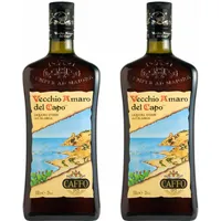 Caffo Vecchio Amaro Del Capo 2er Set Kräuterlikör aus Kalabrien Alkohol 35% 2x1L