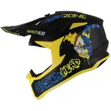 Broken Head Supermoto und MX-Helm FreakZone Schwarz-Gelb-Blau