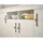 furn.design Sideboard 200 x 104 x 45 cm Weiß