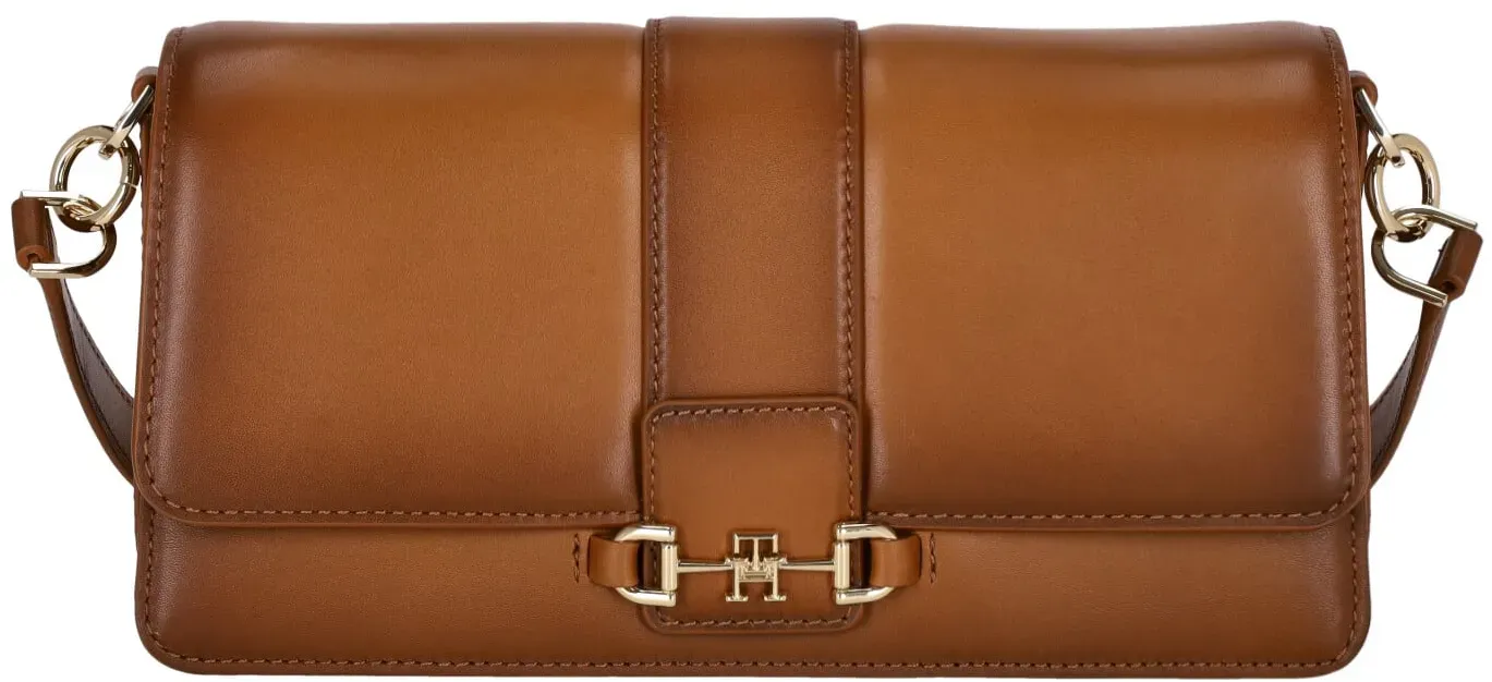 Tommy Hilfiger Henkeltasche Heritage Leather Conv Cross B burnished tan