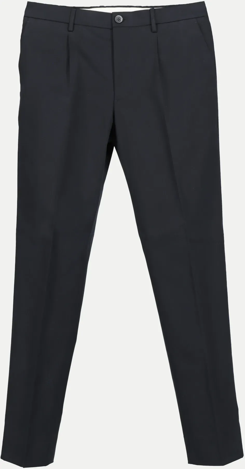 Chino DAVIDE m. Bundfalte Schwarz 50