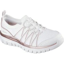 SKECHERS Graceful Purecrush Damen Gold/Pink/Weiß/Roségold 41