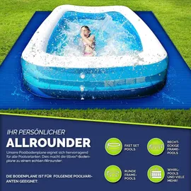 tillvex Bodenplane blau 500 cm x 300 cm