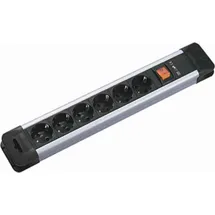 Bachmann Steckdosenleiste 2 m Grau 6 St.