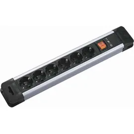 Bachmann Steckdosenleiste 2 m Grau 6 St.