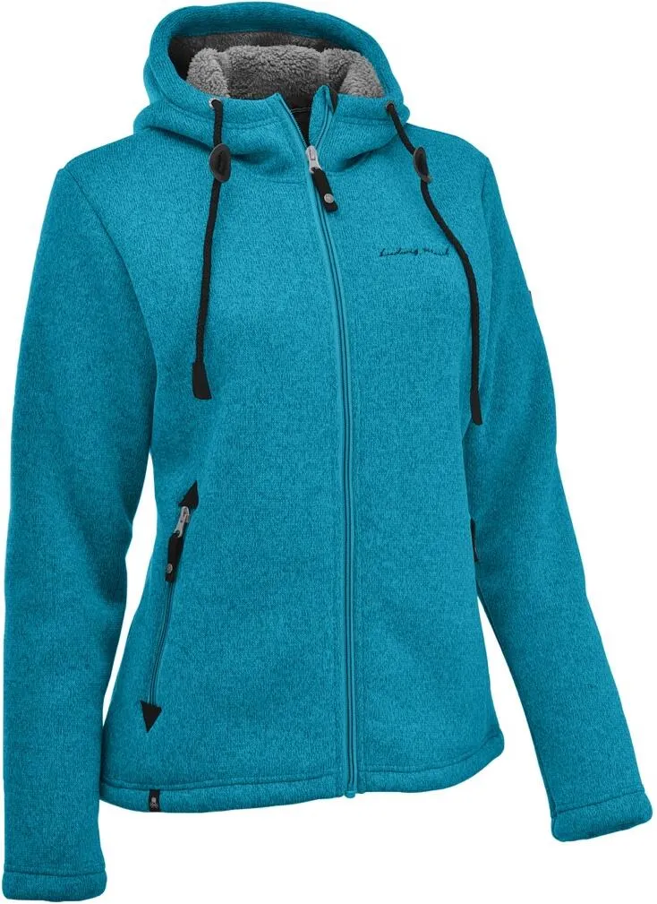 MAUL Sport Chieming - Strickfeecejacke+kap türkis (17) 44