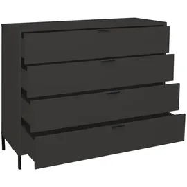 58 aufm Kessel Kommode Erna 119 x 102 x 45 cm Anthrazit
