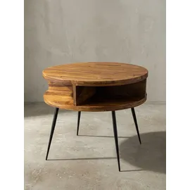 KADIMA DESIGN Braun Sheesham 60 x 60 x 45 cm