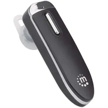 Manhattan Bluetooth-Headset, Bluetooth 4.0 + EDR, In-Ear Design, omnidirektionales Mikrofon, integrierte Bedienelemente, schwarz