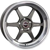 Borbet DB8GT graphite rim polished